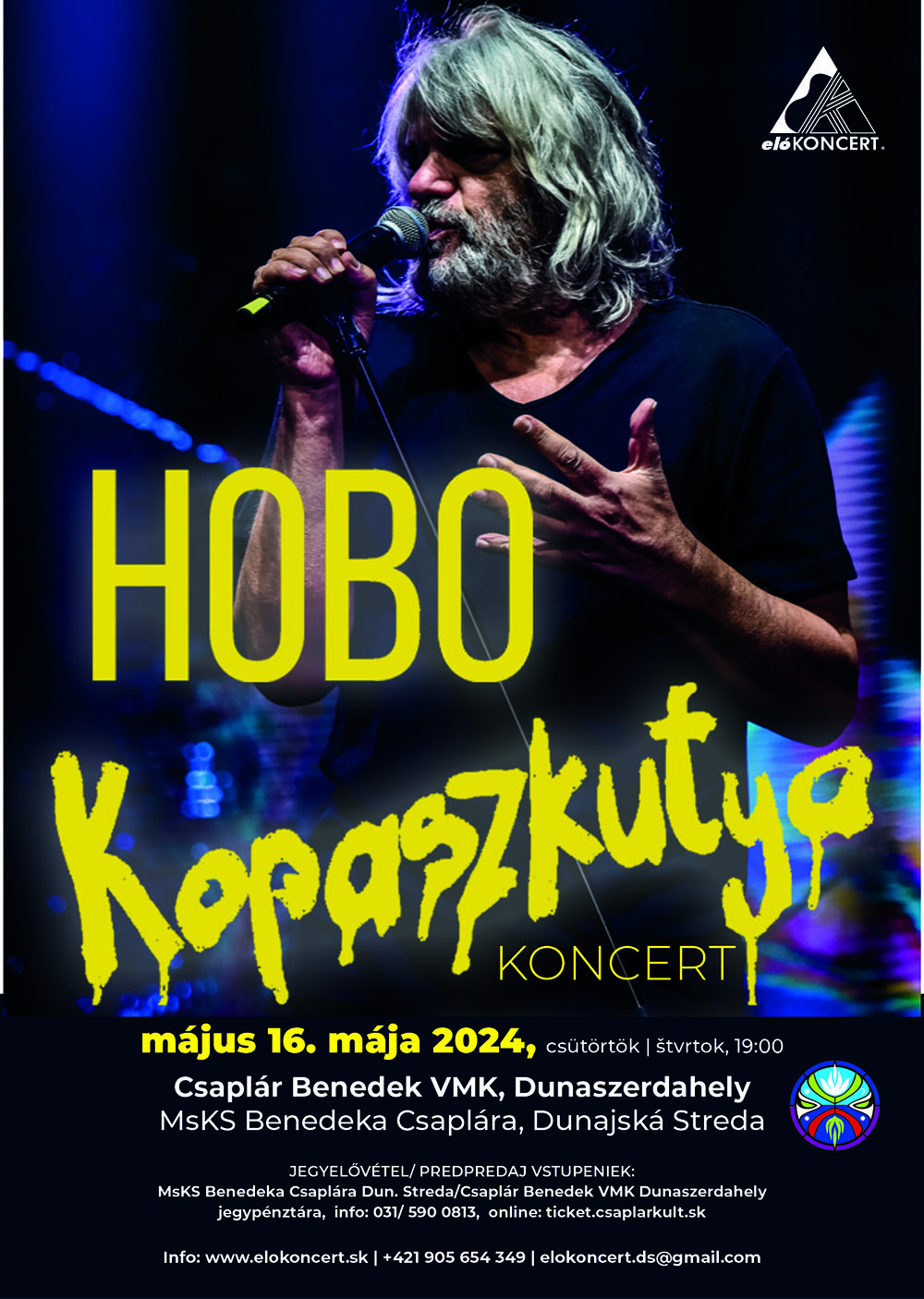 A rock örök és elpusztíthatatlan! –  HOBO és bandája Kopaszkutya koncert Dunaszerdahelyen